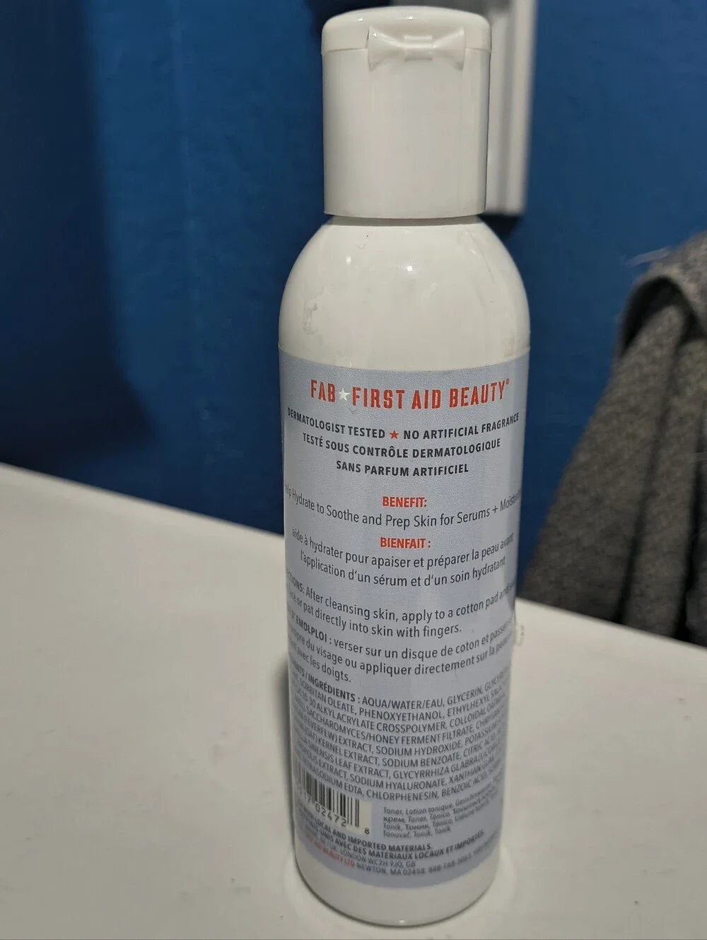 First Aid Beauty FAB Ultra Repair Wild Oat Hydrating Toner 6 oz Full Size